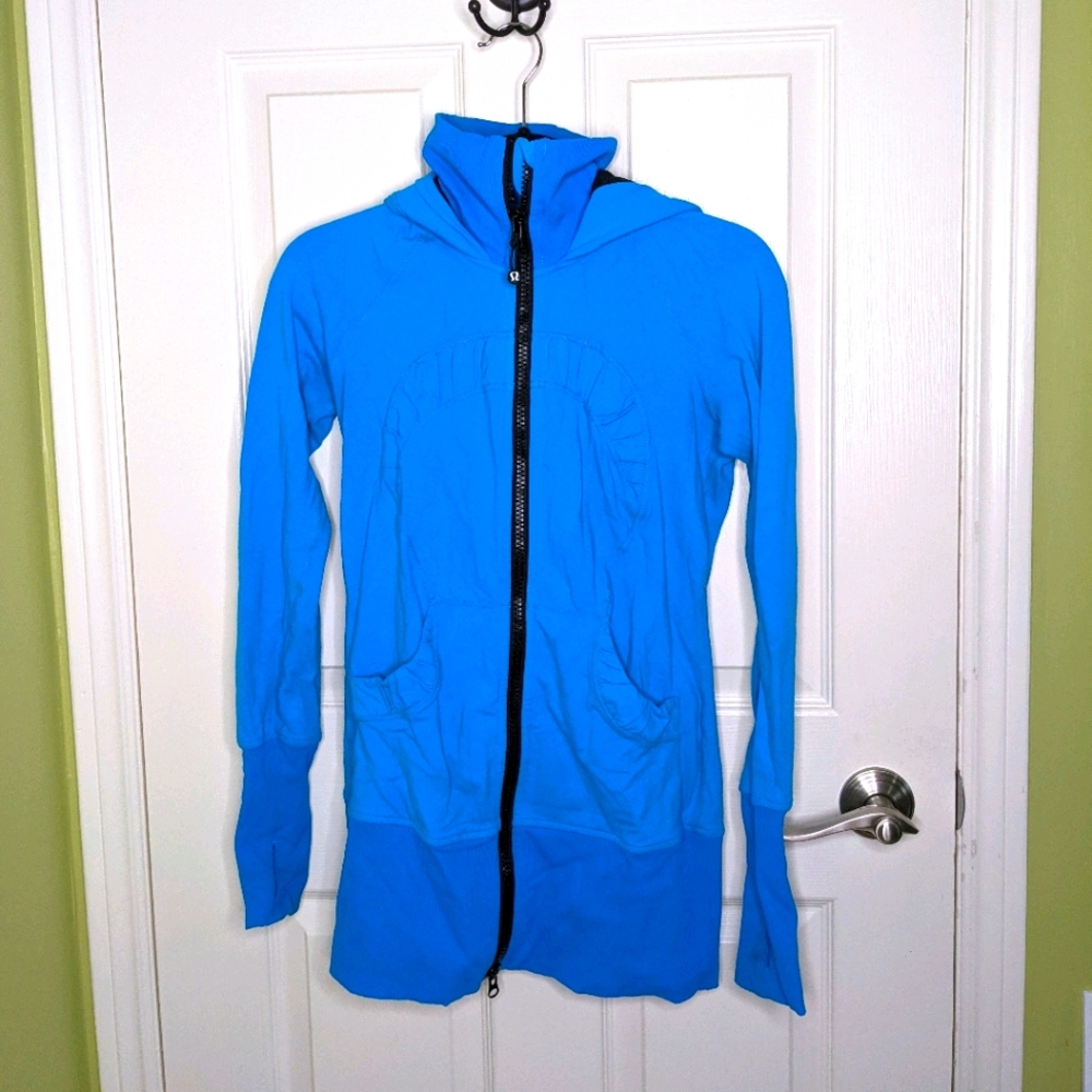Blue Lululemon Zip Up Hoodie